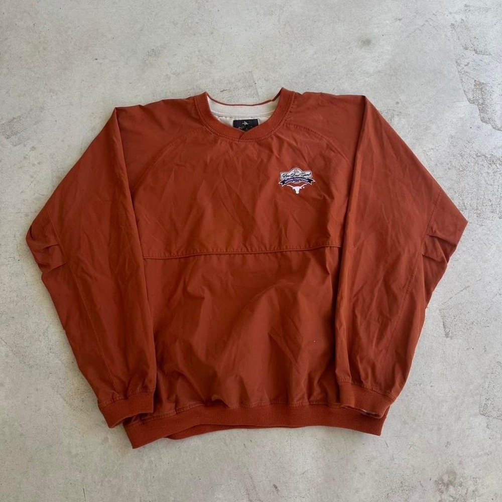 Vintage Texas Longhorns Rose Bowl National Champions Orange Windbreaker Size XL